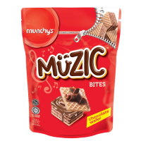 MUZIC CHOCOLATE WAFER BITES 180G x 24