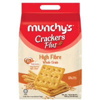 MUNCHY'S CRACKERS PLUS HIGH FIBRE WHOLE GRAIN 700G x 6