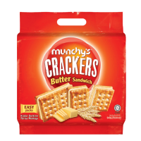 MUNCHY'S CRACKER SANDWICH BUTTER FLAVOURED CREAM 540G x 12