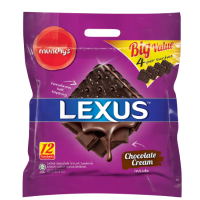 LEXUS SALTED CHOCOLATE SANDWICH 418G   x 12