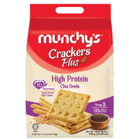 MUNCHY'S CRACKERS PLUS HIGH PROTEIN CHIA SEED 700G x 6