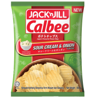 JACK N JILL CALBEE POTATO CHIPS SOUR CREAM 50G x 36