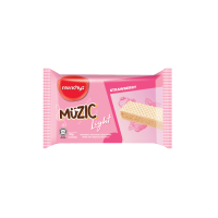MUZIC LIGHT STRAWBERRY WAFER 100G  x 24