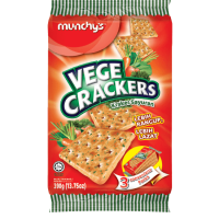 MUNCHY'S VEGETABLE CRACKERS 390G  x 12