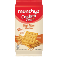 MUNCHY'S CRACKERS PLUS HIGH FIBRE WHOLE GRAIN 300G x 12