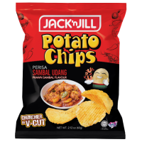 JACK N JILL POTATO CHIPS SAMBAL UDANG 60G x 36